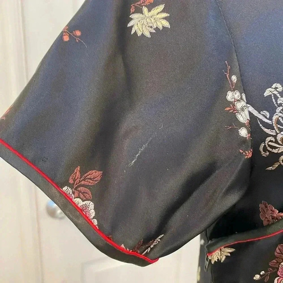 Cathaya Chinese Cheongsam Frog Fastening Silk Dress - Picture 4 of 9